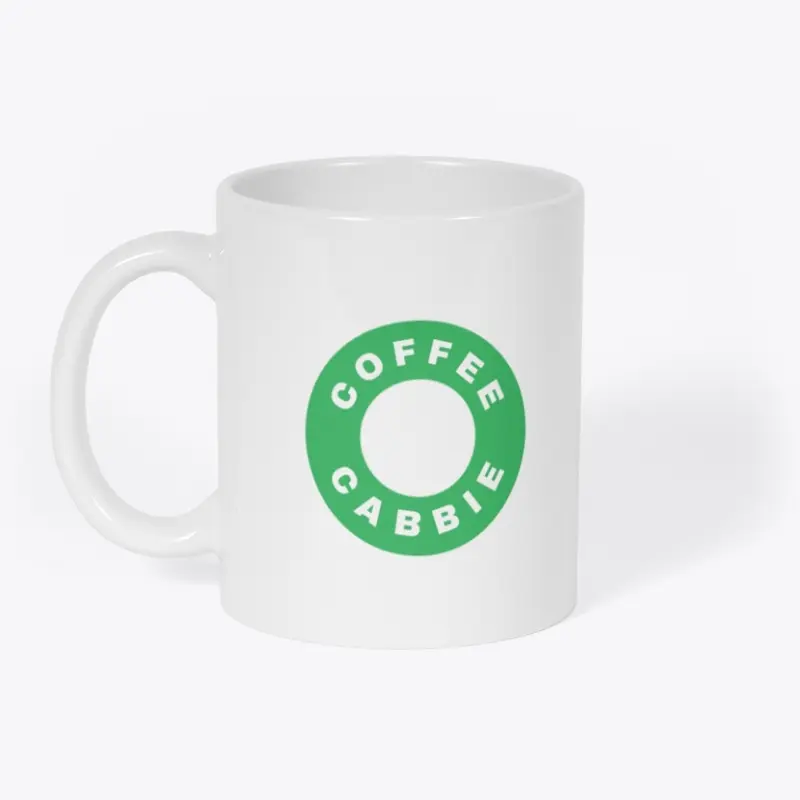 Coffee Cabbie classic logo mug