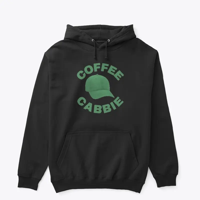 Coffee Cabbie green hat logo